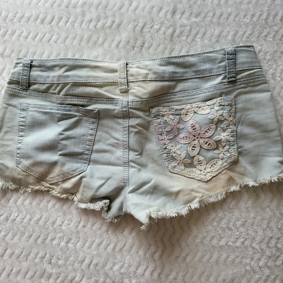 Rue 21 Denim Lace Short-Juniors - Picture 7 of 15